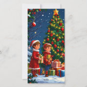 クリスマスツリー シーズンカード (裏面)