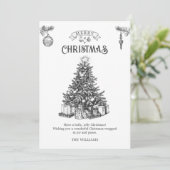 クリスマスツリー シーズンカード (スタンド正面)