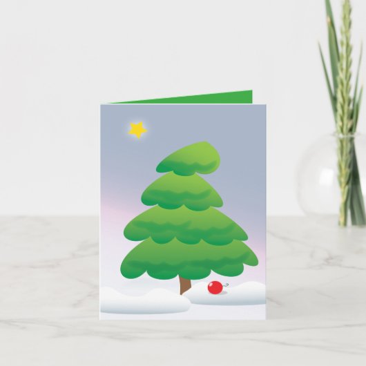 クリスマスツリー シーズンカード (正面)
