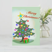 クリスマスツリー シーズンカード (スタンド正面)