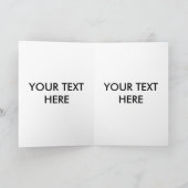 クリスマスツリー シーズンカード (内部)