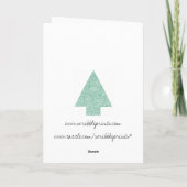 クリスマスツリー シーズンカード (裏面)