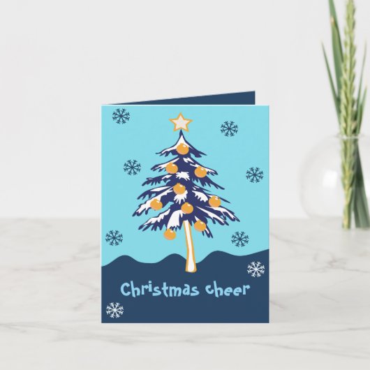 クリスマスツリー シーズンカード (正面)