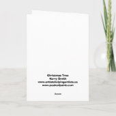 クリスマスツリー シーズンカード (裏面)