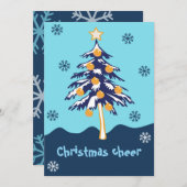 クリスマスツリー シーズンカード (正面/裏面)