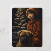 クリスマスツリー シーズンカード (正面/裏面)