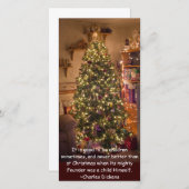 クリスマスツリー シーズンカード (正面/裏面)