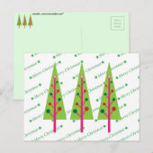 クリスマスツリー シーズンポストカード (正面/裏面)