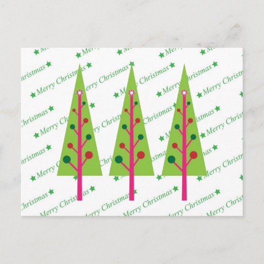 クリスマスツリー シーズンポストカード (正面)