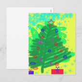 クリスマスツリー シーズンポストカード (正面/裏面)