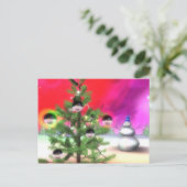 クリスマスツリー シーズンポストカード (スタンド正面)