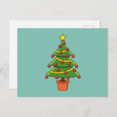 クリスマスツリー シーズンポストカード (正面/裏面)
