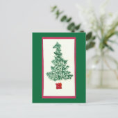 クリスマスツリー シーズンポストカード (スタンド正面)
