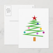 クリスマスツリー シーズンポストカード (正面/裏面)