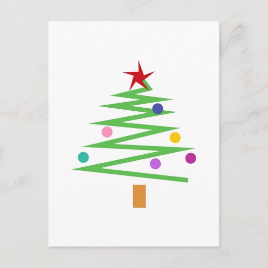 クリスマスツリー シーズンポストカード (正面)