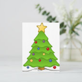 クリスマスツリー シーズンポストカード (スタンド正面)
