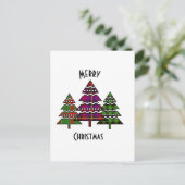クリスマスツリー シーズンポストカード (スタンド正面)