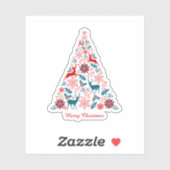 クリスマスツリー シール (シート)