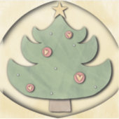 クリスマスツリー シール (正面)