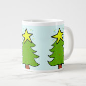 クリスマスツリー ジャンボコーヒーマグカップ (正面右)