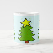クリスマスツリー ジャンボコーヒーマグカップ (正面)