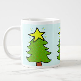 クリスマスツリー ジャンボコーヒーマグカップ