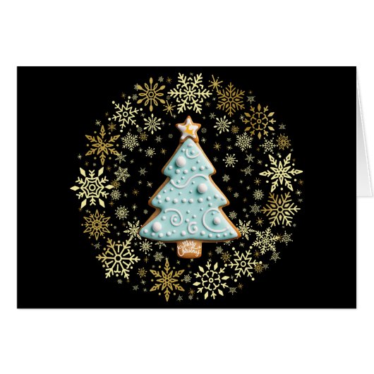 クリスマスツリー、ジンジャーブレッドCookie (正面横)