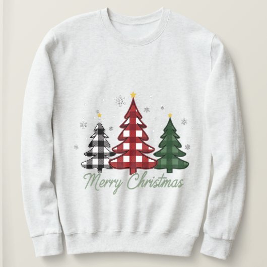 クリスマスツリー スウェットシャツ (デザイン正面)