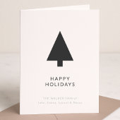 クリスマスツリー |スカンジナビアのミニマルモダン主義 シーズンカード