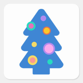 クリスマスツリー スクエアシール