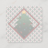 クリスマスツリー スクエア名刺 (裏面)