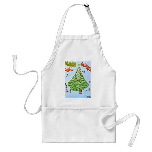 クリスマスツリー スタンダードエプロン (正面)