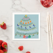 クリスマスツリー スタンダードカクテルナプキン (インサイチュ)