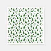 クリスマスツリー スタンダードカクテルナプキン (正面)