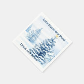 クリスマスツリー スタンダードカクテルナプキン (角)