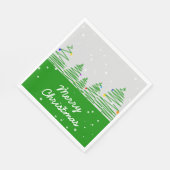 クリスマスツリー スタンダードランチョンナプキン (角)