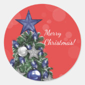 クリスマスツリー ステッカー (正面)