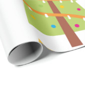 クリスマスツリー、ストッキング、キャンディーケーン ラッピングペーパー (ロールコーナー)