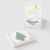 クリスマスツリー ストーンコースター (横)