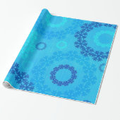 クリスマスツリー&スノーフレーク宝石 ラッピングペーパー (アンロールド)