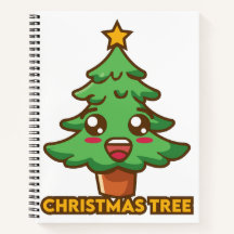 クリスマスツリー スパイラルノートブック