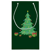 クリスマスツリー スモールペーパーバッグ (裏面)
