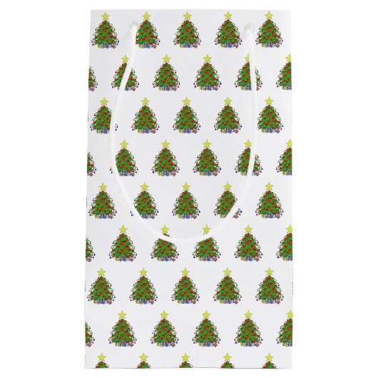 クリスマスツリー スモールペーパーバッグ (正面)