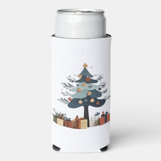 クリスマスツリー スリム缶クーラー (Seltzer正面)