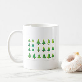 クリスマスツリー セット | 祝祭のクリスマス ホリデー コーヒーマグカップ