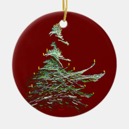 クリスマスツリー セラミックオーナメント