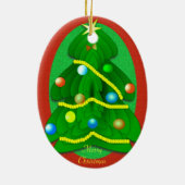 クリスマスツリー セラミックオーナメント (裏面)