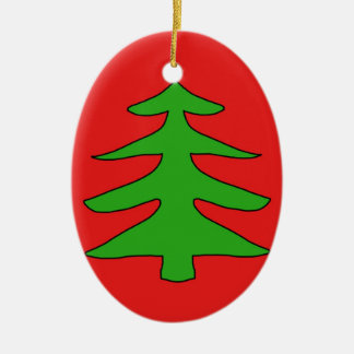 クリスマスツリー セラミックオーナメント