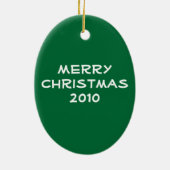 クリスマスツリー セラミックオーナメント (裏面)