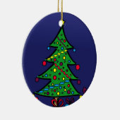 クリスマスツリー セラミックオーナメント (右)